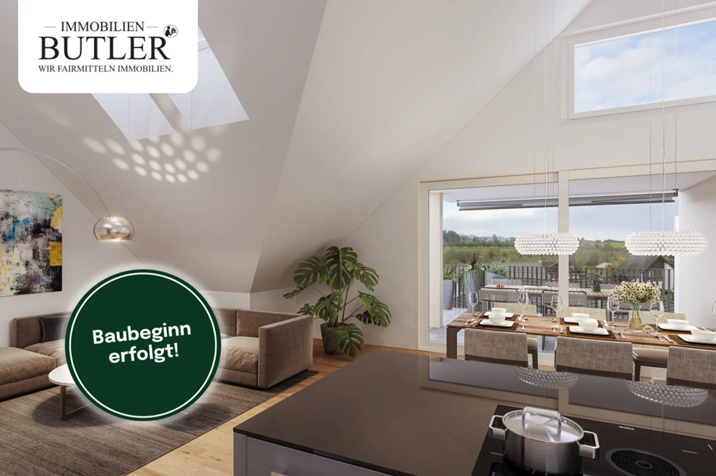 Appartamento attico geniale con bella vista - Foto 3 di 7