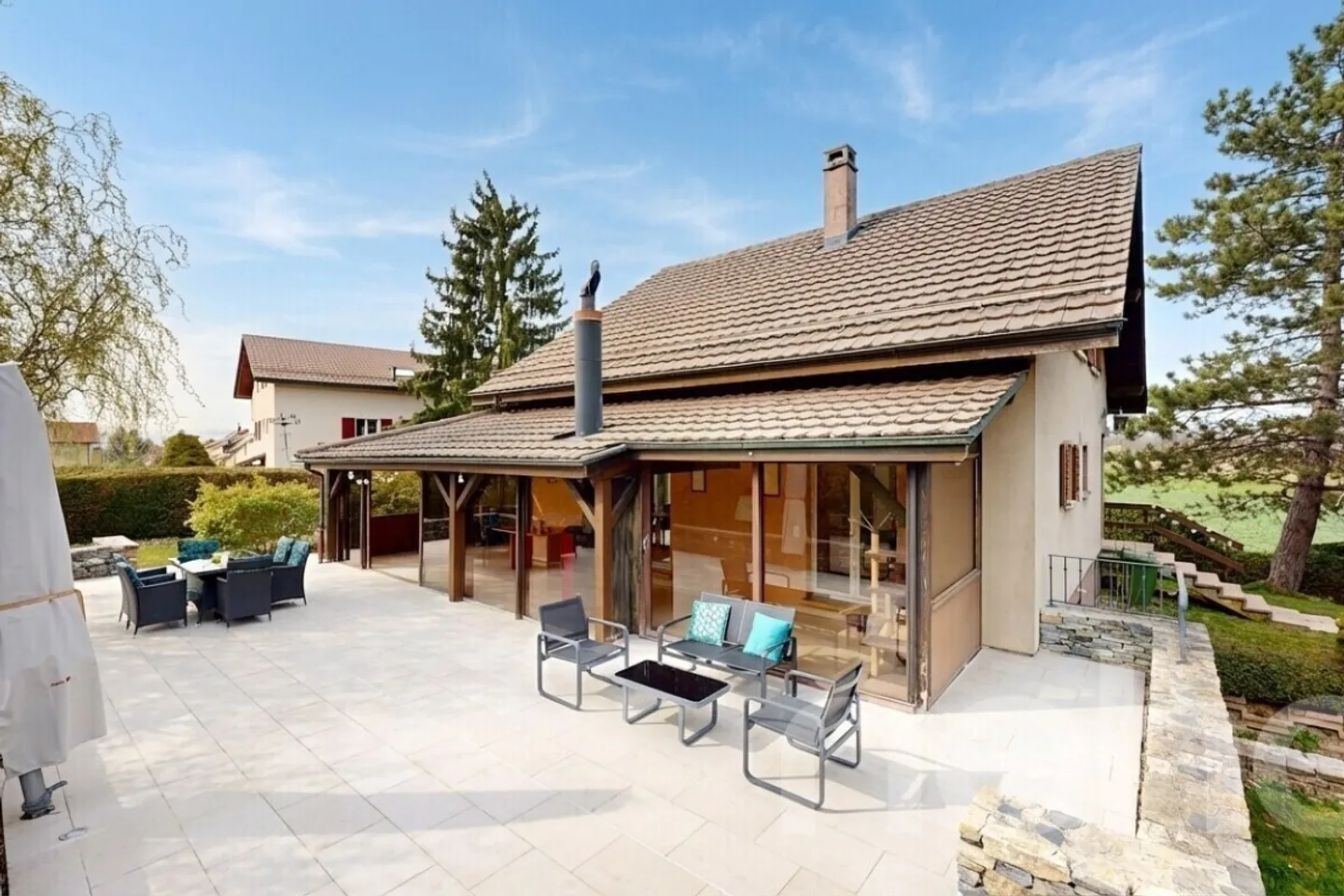 Grande casa indipendente in assoluto silenzio a Cugy - Foto 7 di 12