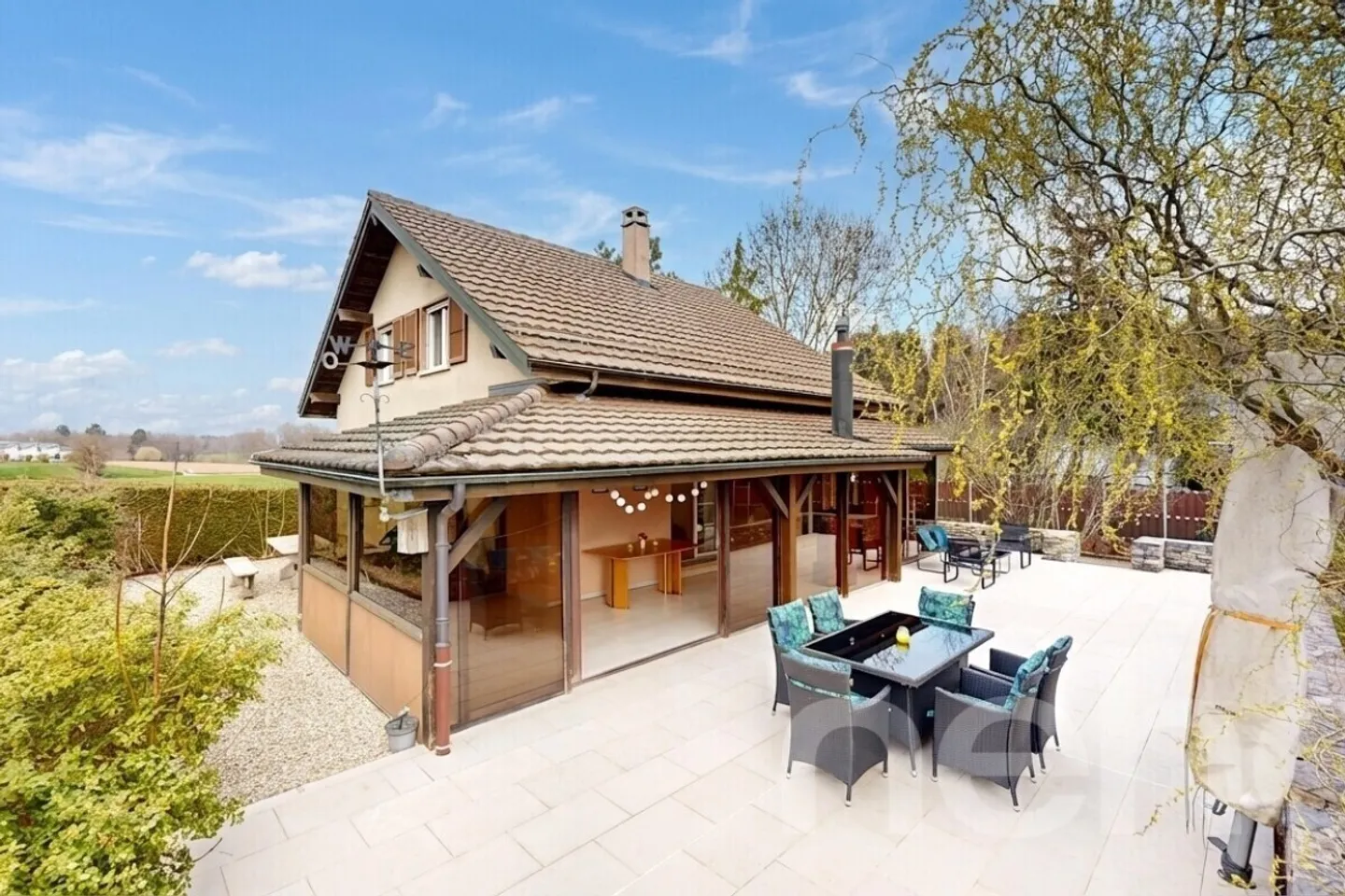 Grande casa indipendente in assoluto silenzio a Cugy - Foto 8 di 12