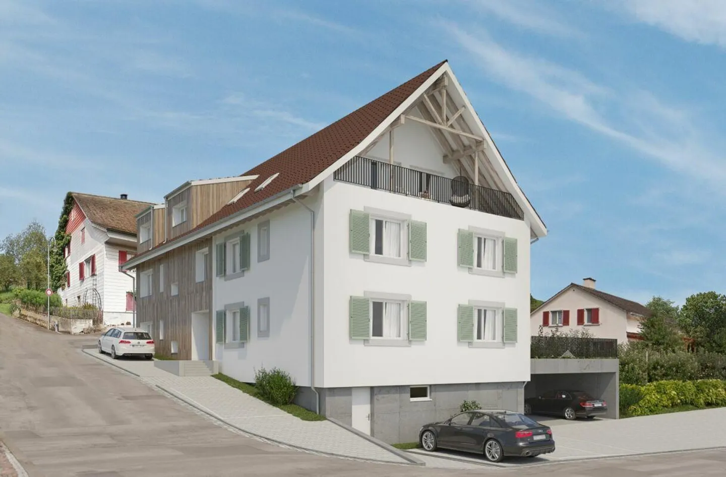 Casa multifamiliare moderna approvata con 4-6 unità abitative - Foto 2 di 7