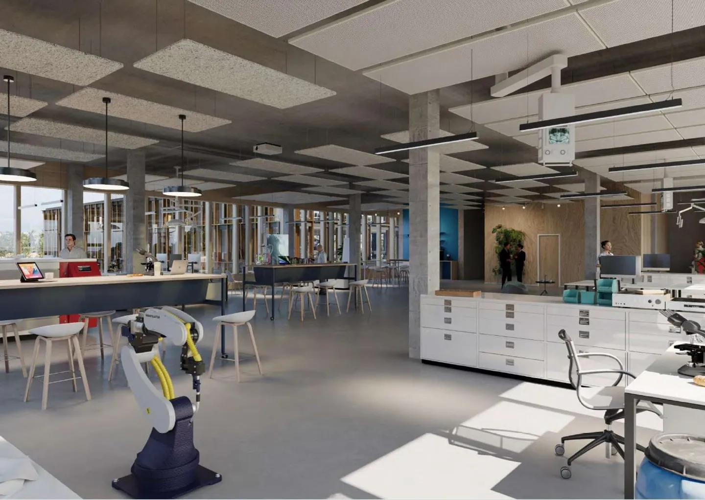 New mixed-use spaces for rent in Meyrin, The Hive - Photo 3 of 7