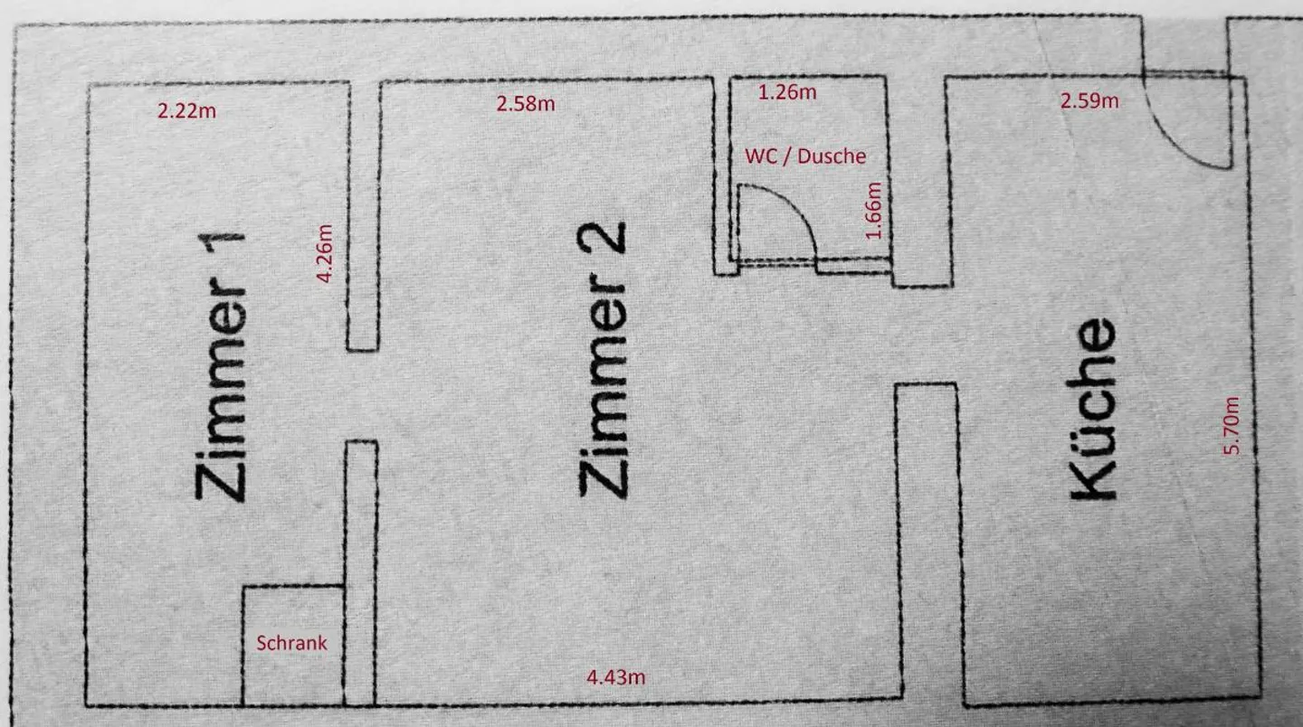 Appartamento di 2 stanze - Foto 5 di 5