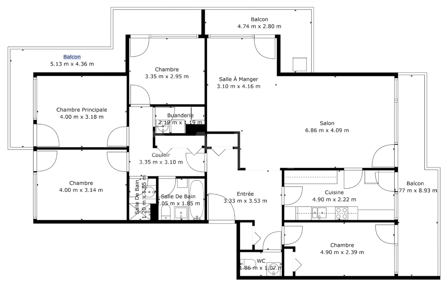 7-room apartment - Photo 11 of 11