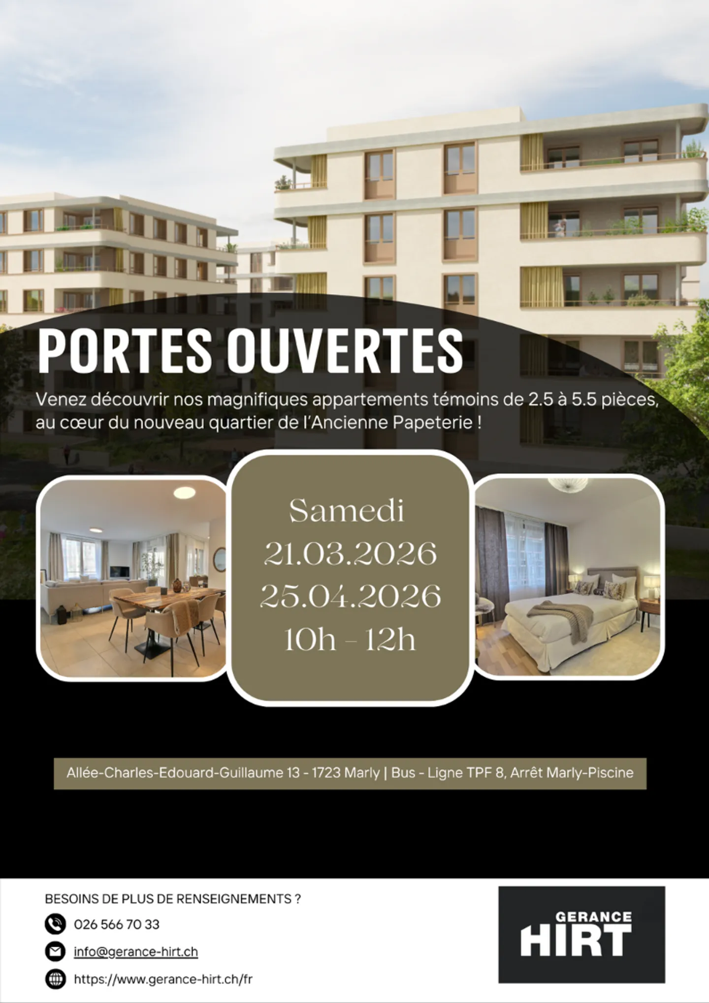 New 2.5-room apartment for rent! - Photo 1 of 9