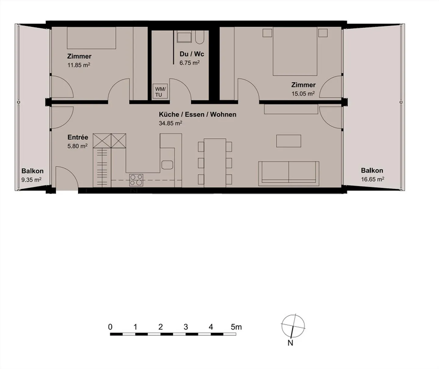 Appartamento moderno 3.5 stanze - Foto 9 di 9