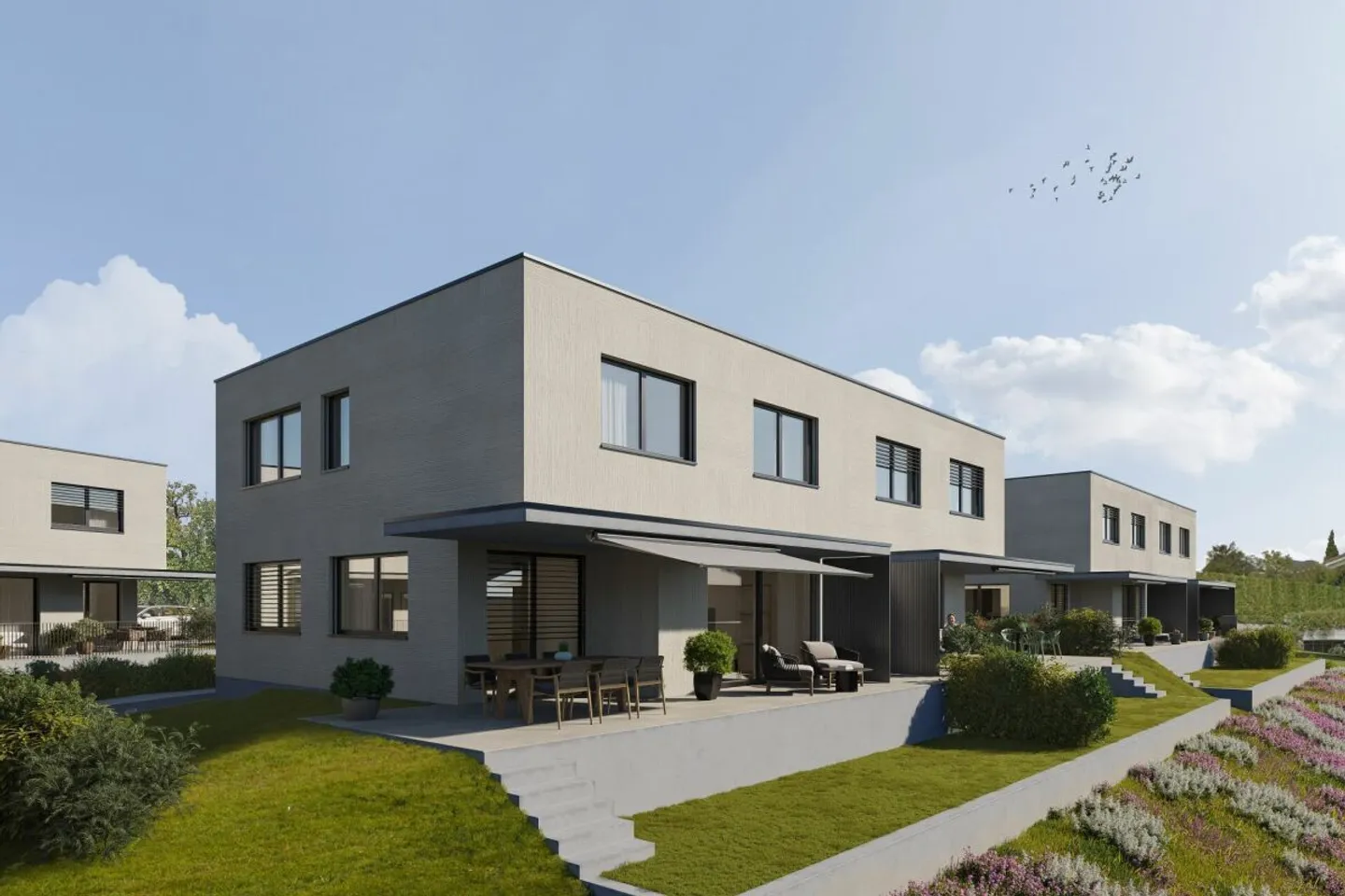 Vivere in famiglia con vista - Ampia casa bifamiliare di 5,5 stanze - Foto 3 di 9