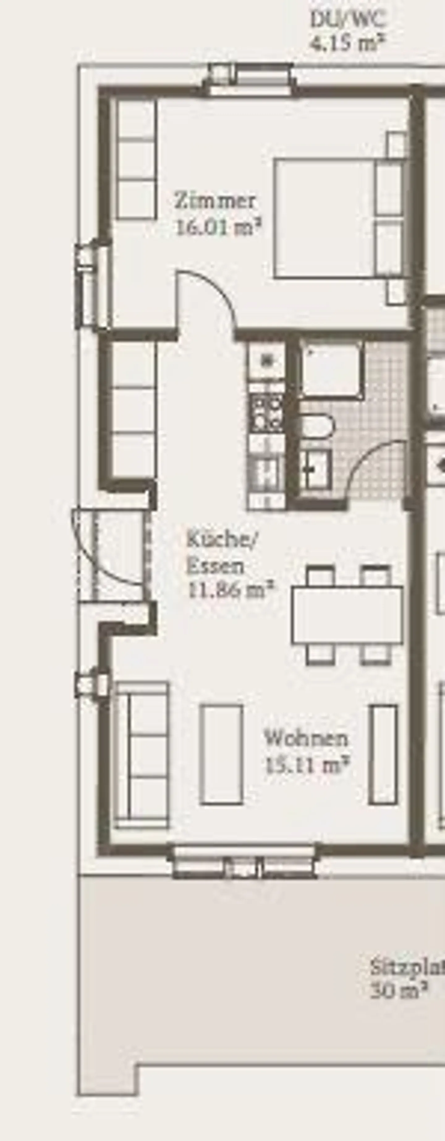 Appartement moderne de 2,5 pièces dans le beau Appenzell - Photo 10 sur 10