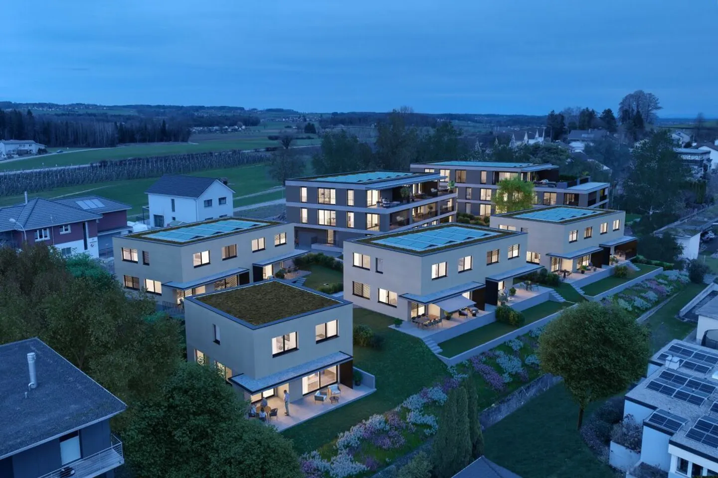 Vivere in famiglia con vista - Ampia casa bifamiliare di 5,5 stanze - Foto 8 di 9