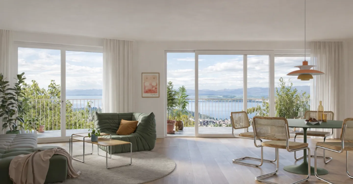 Appartement moderne avec vue lac - Photo 1 sur 4