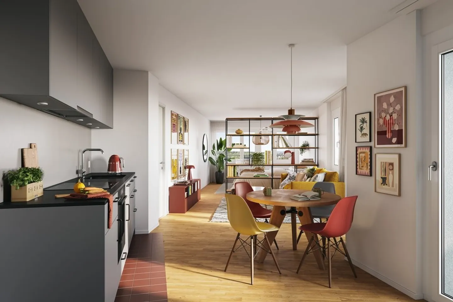 FRIBOURG - 6.5 rooms on the ground floor - 128m2 - Photo 2 of 3