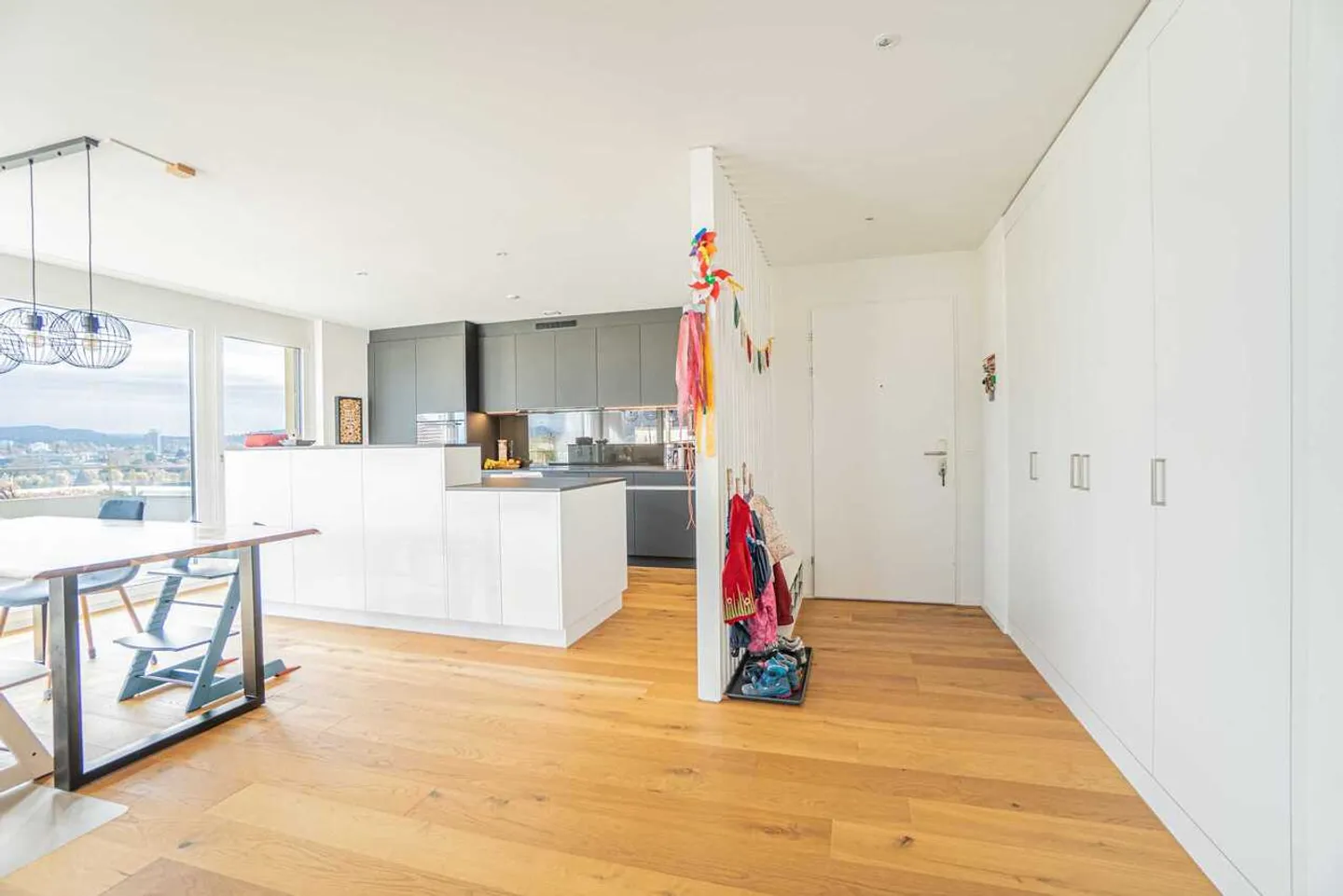 4.5-room terrace apartment with a panoramic view in Rombach for sale - Photo 6 of 13