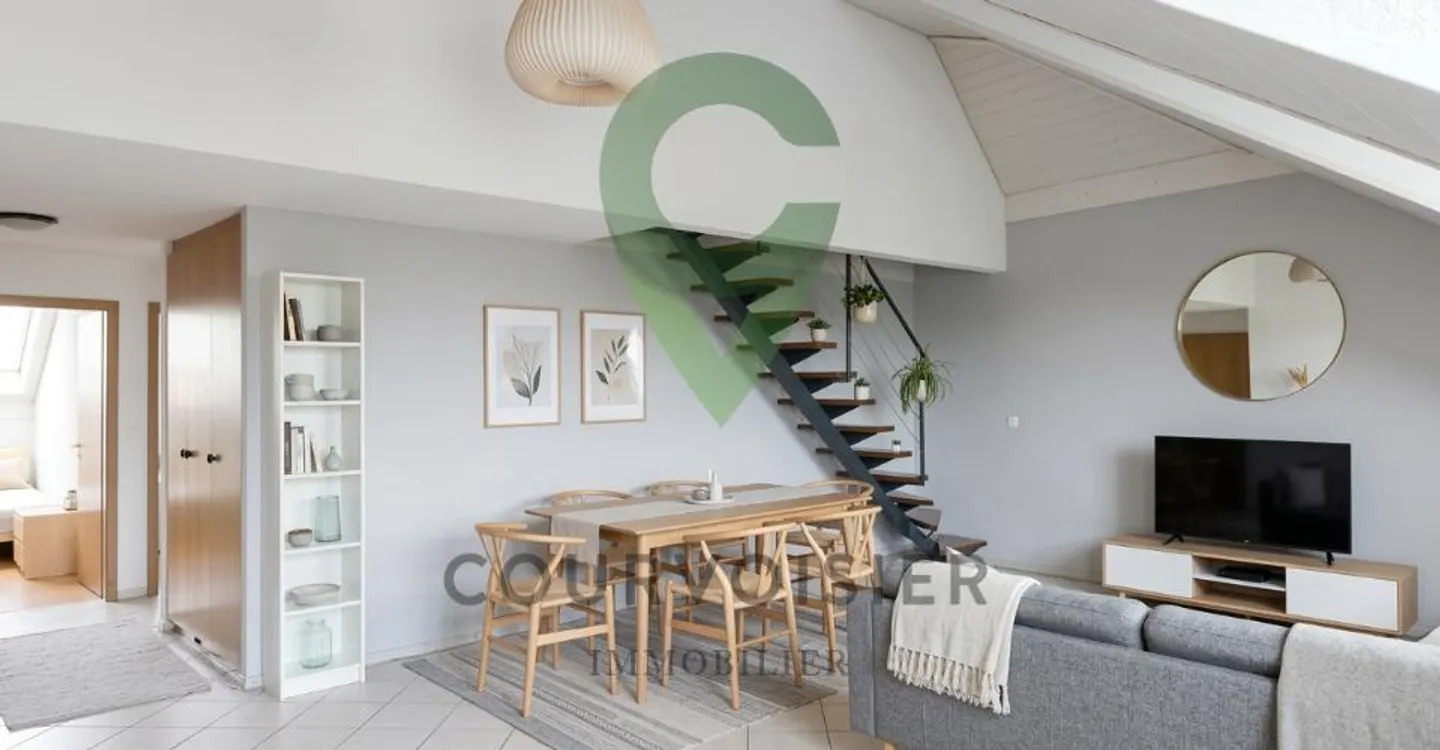 DUPLEX DE 5.5 PIÈCES A DEUX PAS DU CENTRE DE NEUCHÂTEL - Photo 3 of 10