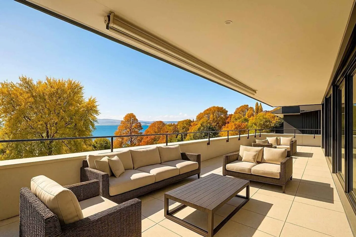 Luxueux 4.5 pièces traversant avec balcon couvert de 76m2 et vue lac - Photo 10 sur 13