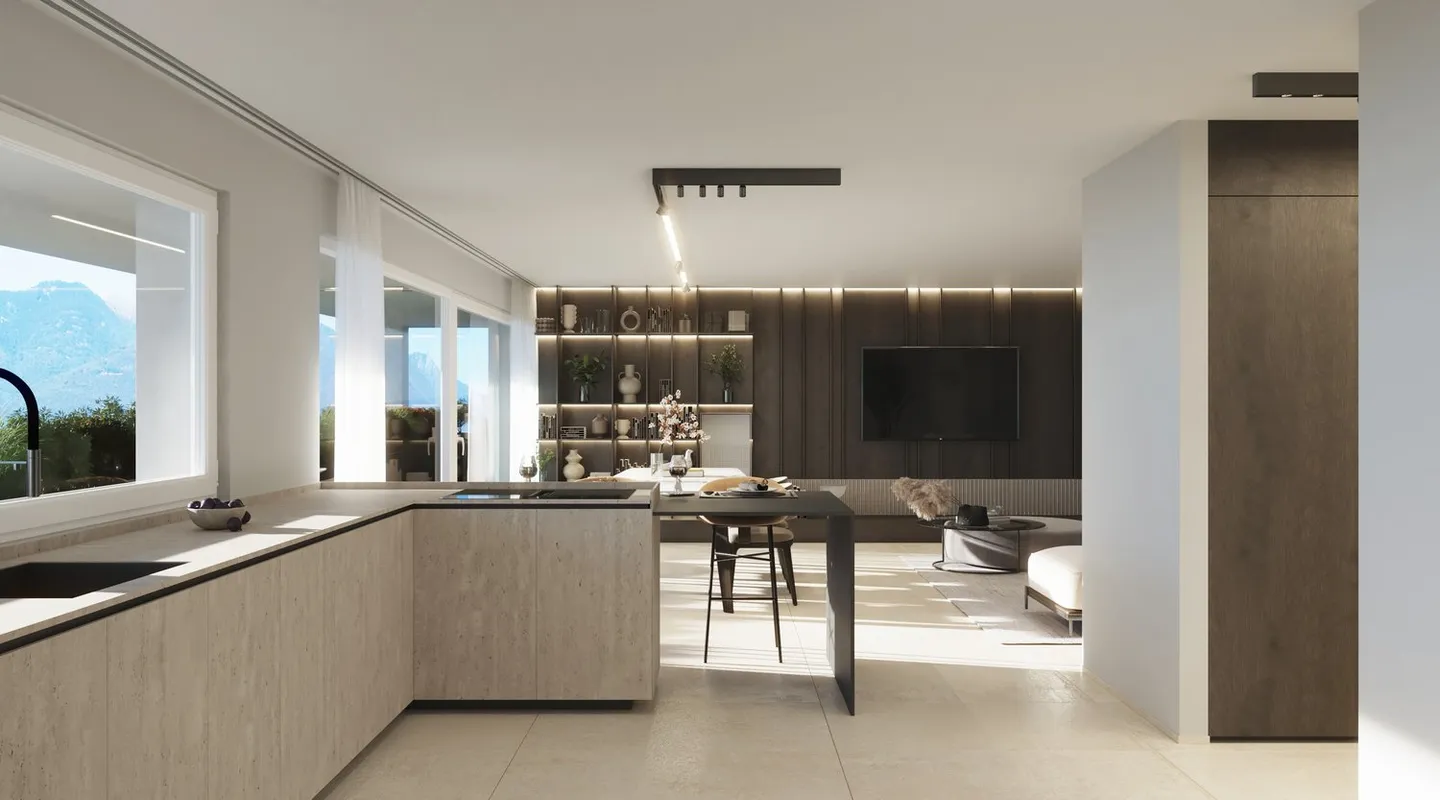 Appartement 3,5 pièces époustouflant avec design moderne à Bellinzone - Photo 6 sur 7