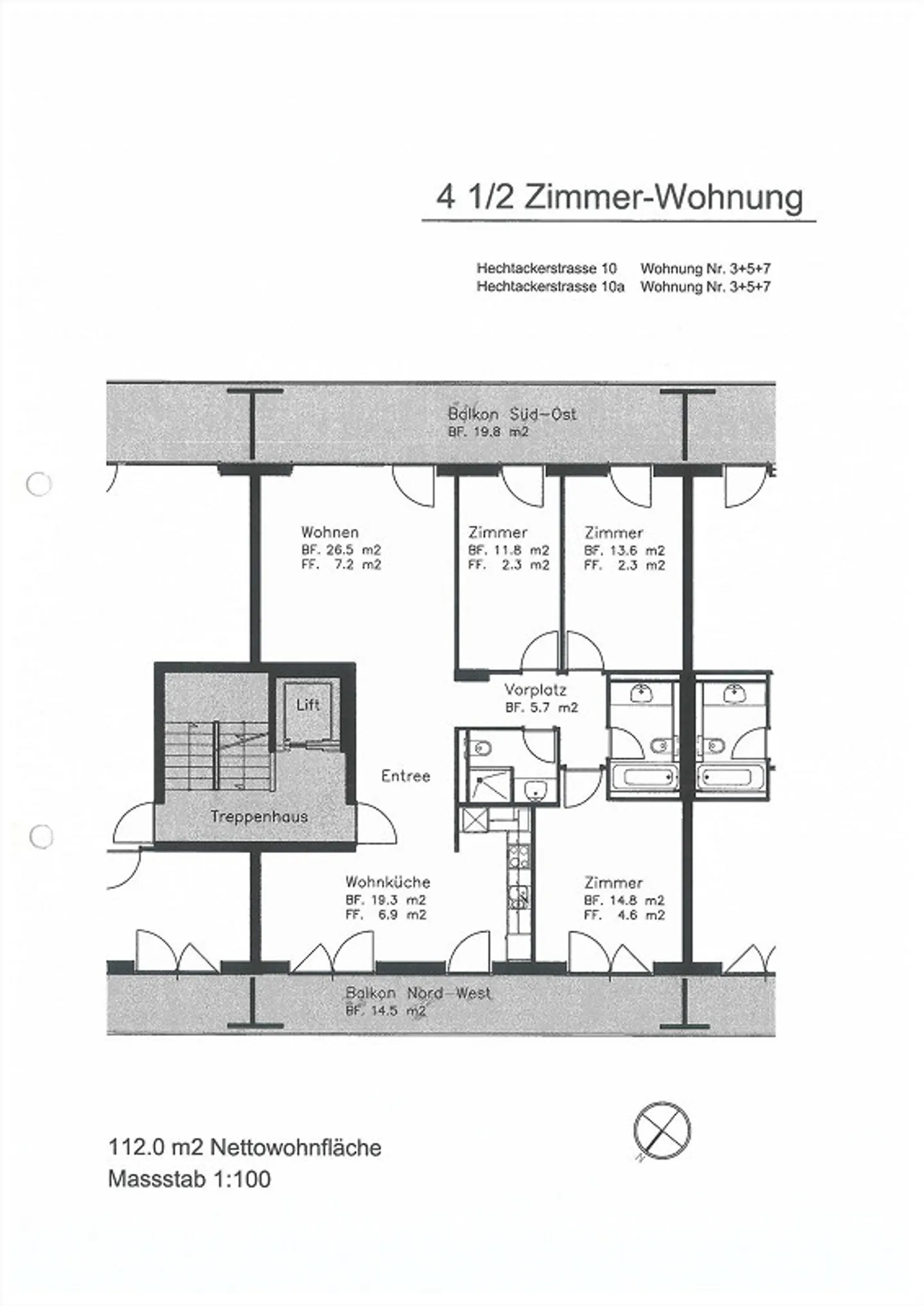 Living comfort meets good location 4.5 room apartment in St. Gallen Haggen - Photo 13 of 13