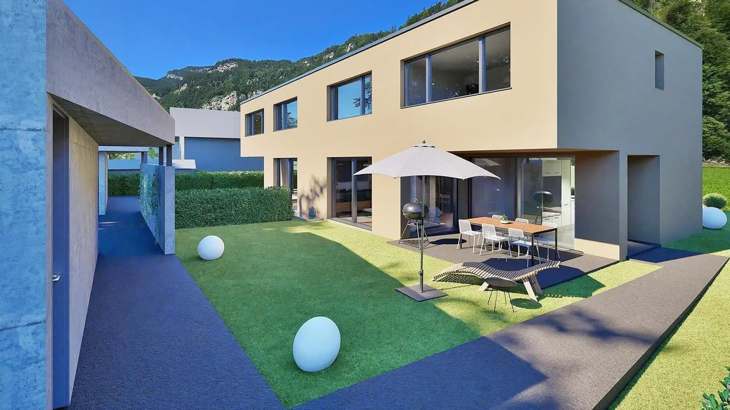 Inondé de lumière, espace de sièges couvert, extension selon vos souhaits - Photo 6 sur 8