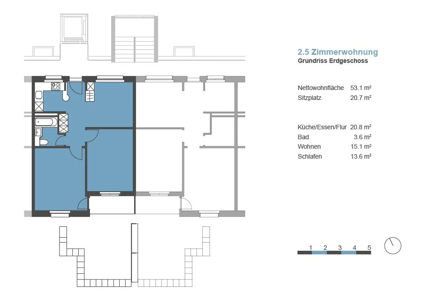 Petit appartement dans un emplacement central et calme - Photo 6 sur 10