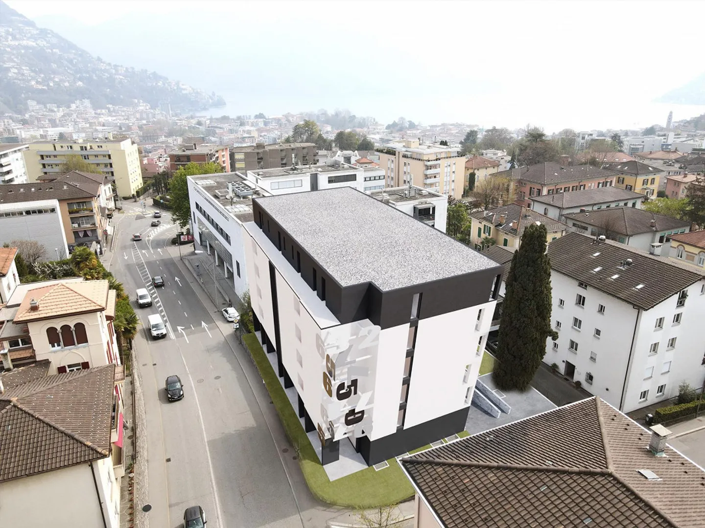 NEU: 3,5 Zimmer mit hohem Standard und Seeblick in Lugano Massagno - Foto 9 von 10