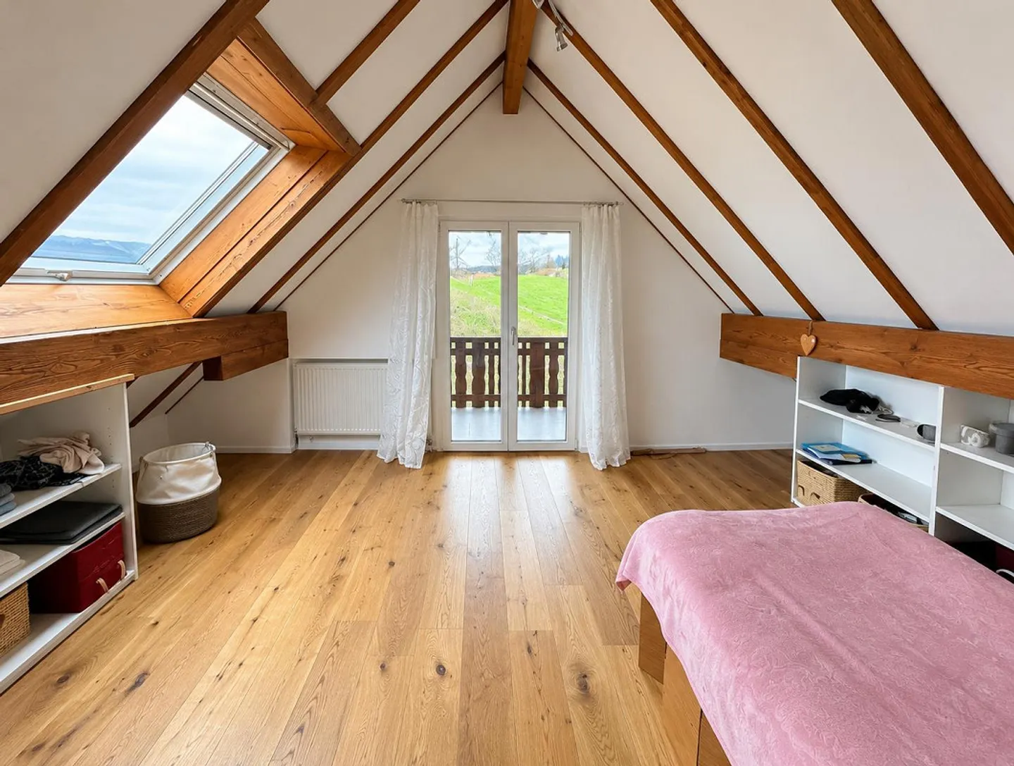 Appartement sous les combles de 2,5 pièces à Meierskappel - Photo 3 sur 4