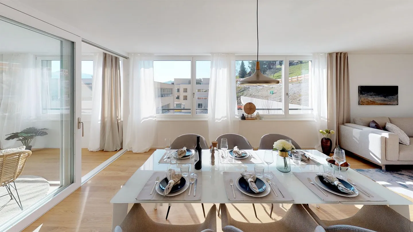 Appartamento attico da sogno con vista sul lago di Ägeri - Foto 1 di 10