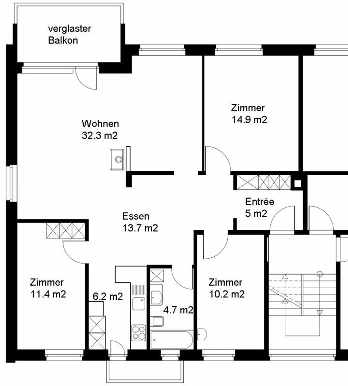 Appartement bien entretenu dans un quartier calme incluant 1 place de parking - Photo 10 sur 10