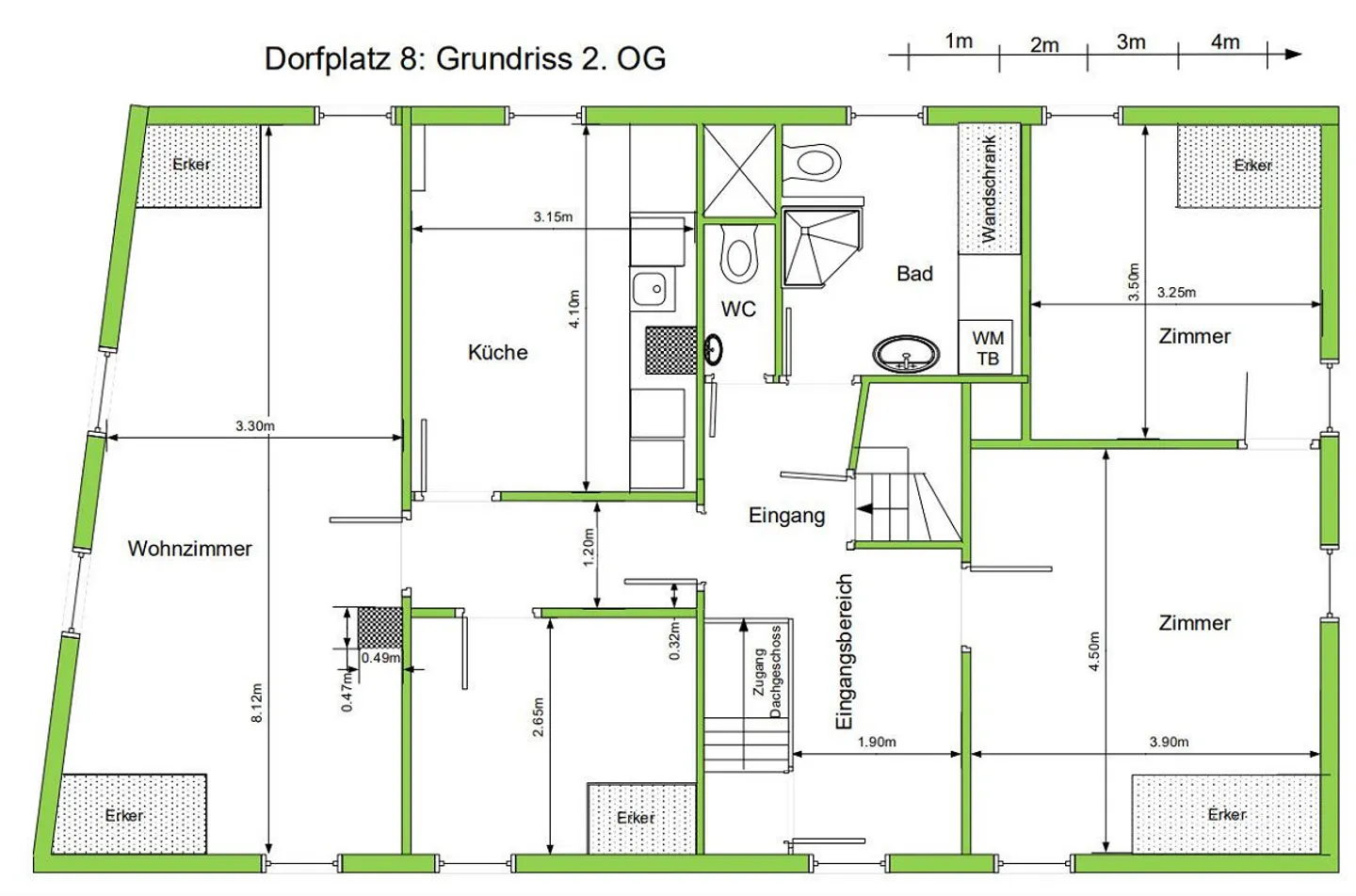 Charmante 5-Zimmer-Wohnung - Foto 5 von 6