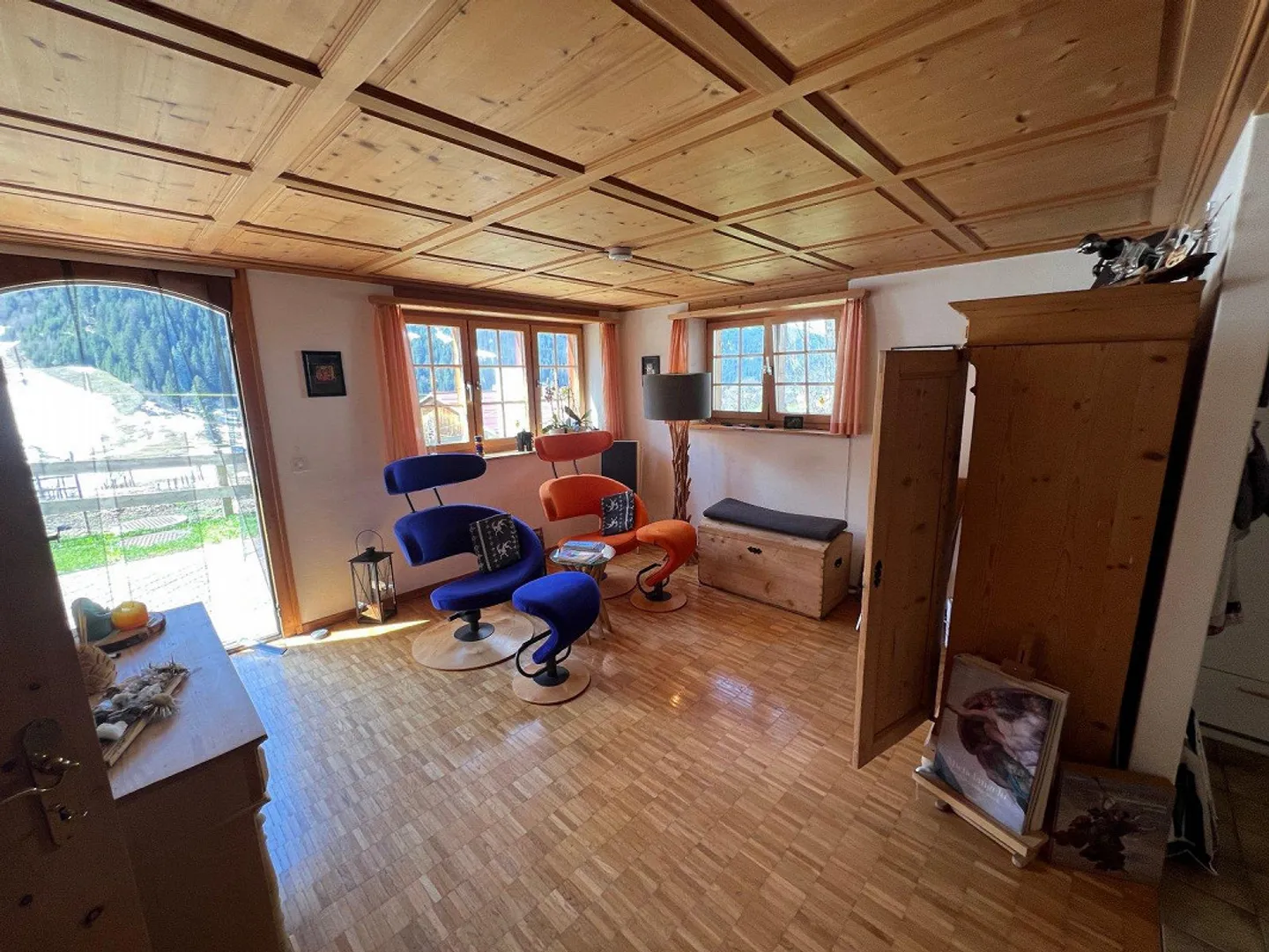 Appartamento con terrazza di 4,5 stanze con panorama alpino a Klosters-Monbiel - Foto 4 di 13