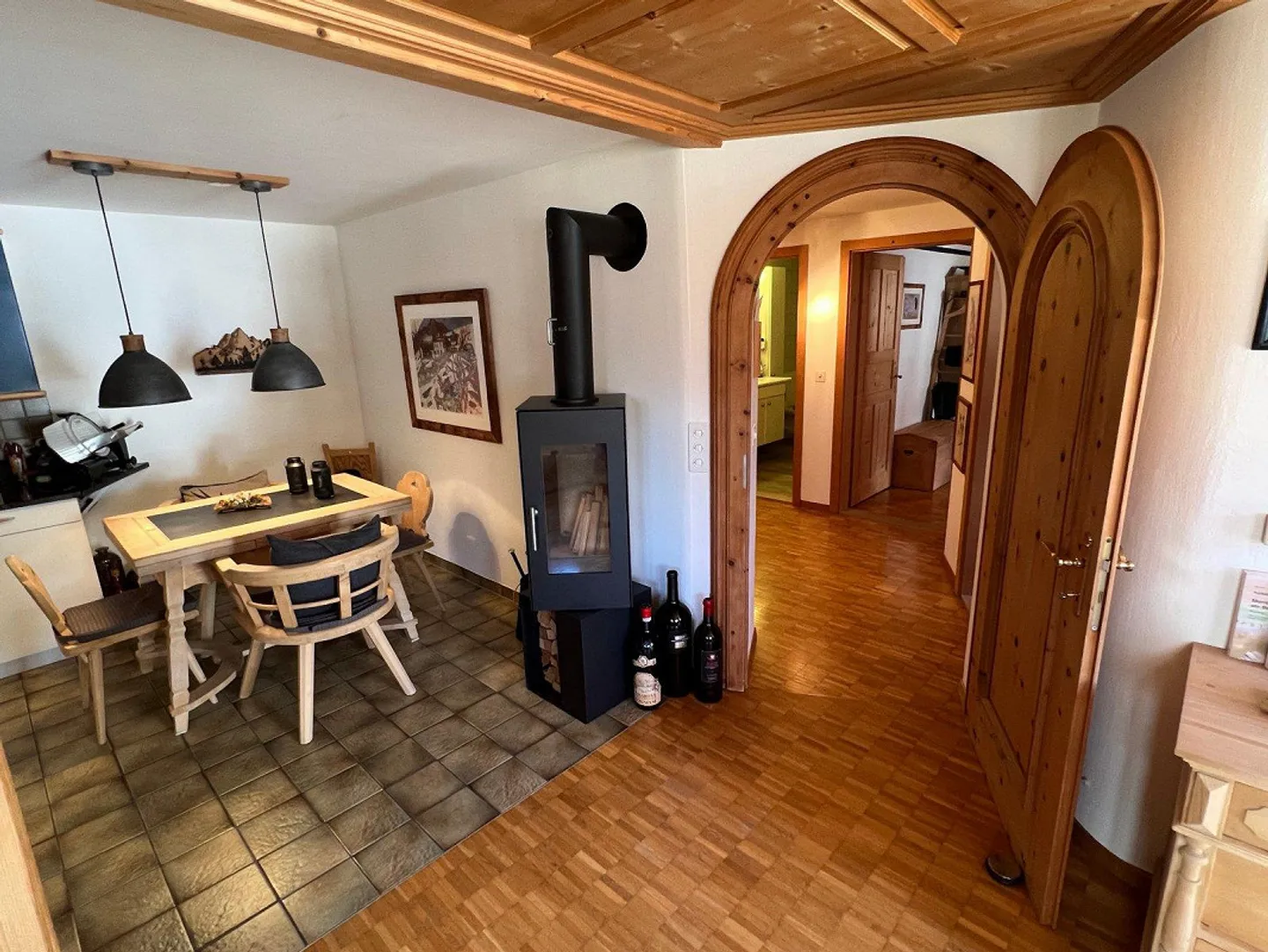 Appartamento con terrazza di 4,5 stanze con panorama alpino a Klosters-Monbiel - Foto 6 di 13