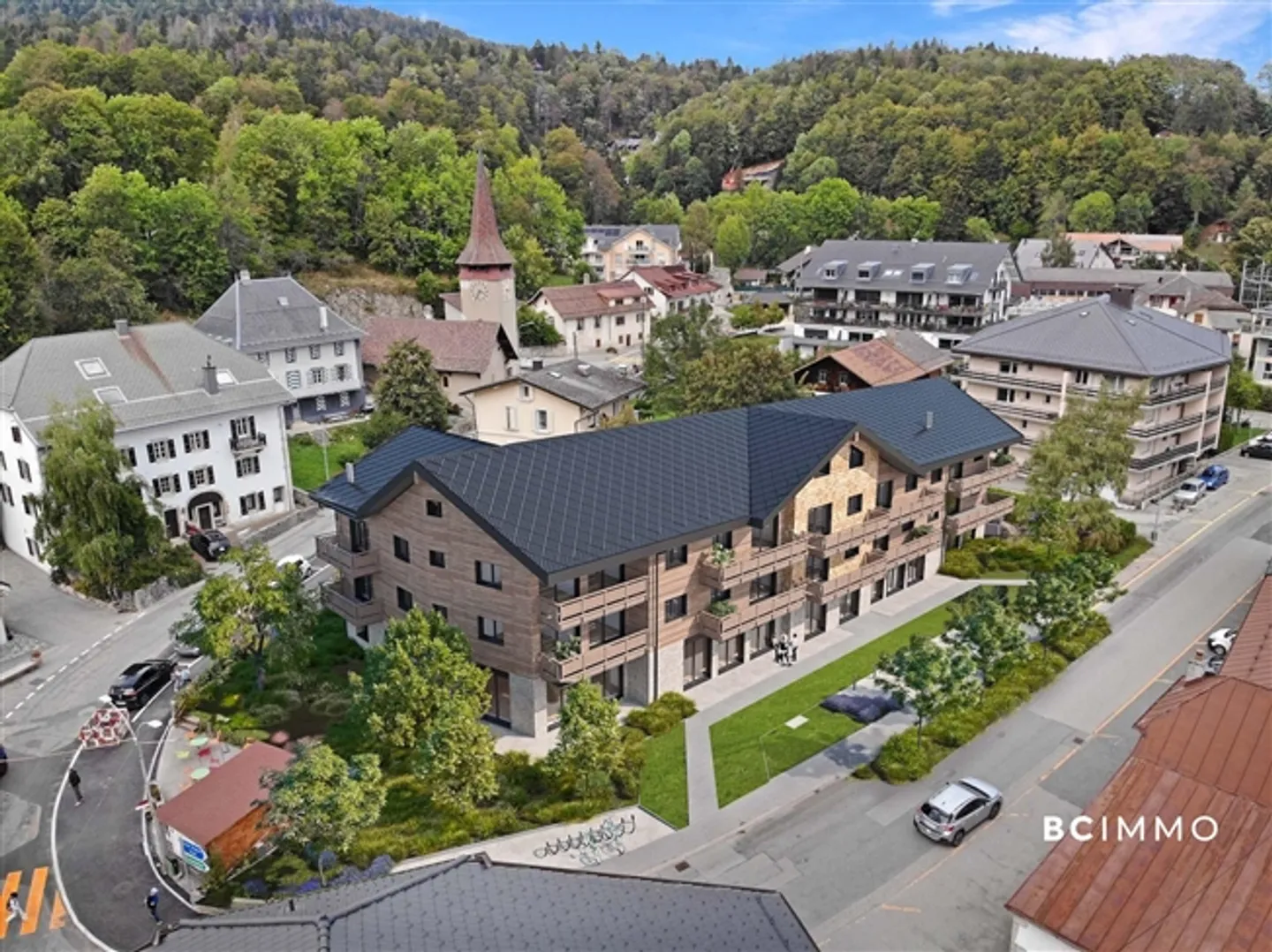 Appartamento Minergie nel centro iper di Saint-Cergue - Foto 2 di 8