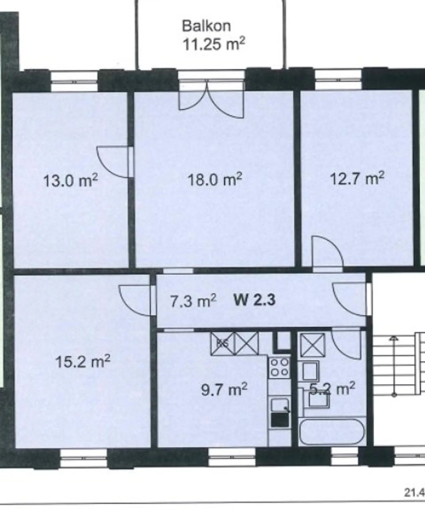 4-room apartment - Photo 7 of 7