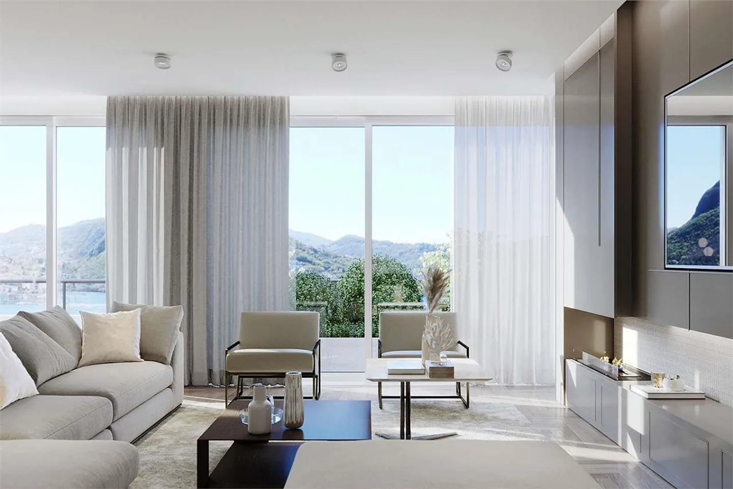 Attico duplex di prestigio con vista lago - Foto 3 di 8
