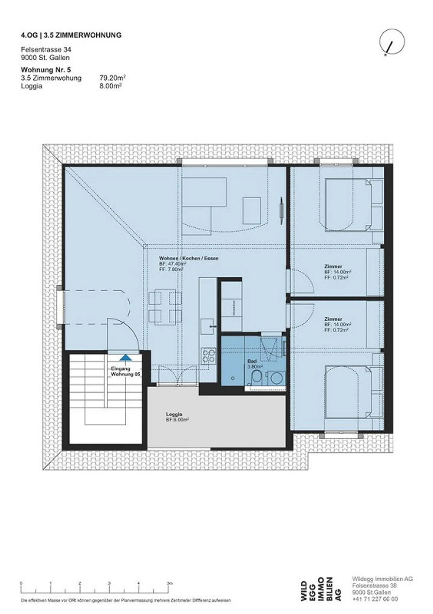 Stylishly renovated 3.5-room attic apartment near the city - Photo 3 of 7