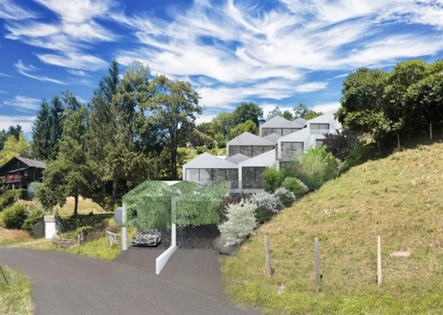 Plot of 1306 m2 with valid permit - Building land - 3 Detached Villas - 2631 m3 - Photo 1 of 7