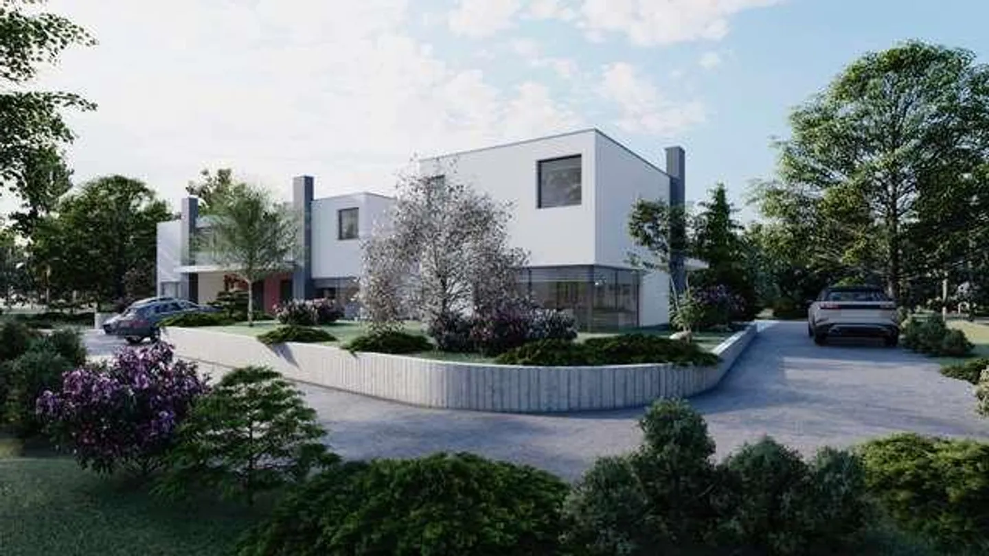 Moderna casa con giardino - Foto 4 di 13