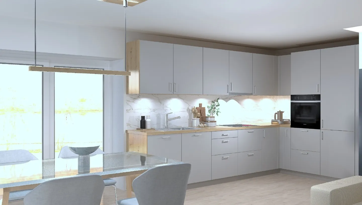 Wunderschöne 3,5-Zimmer-Wohnung in Vérossaz - Foto 4 von 4