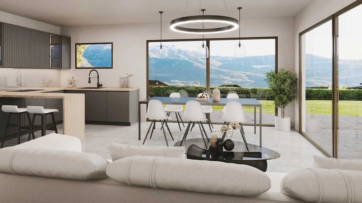 For Sale: Exceptional Villa 5.5 Rooms in Saillon - Photo 2 of 5