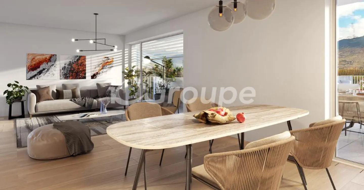 5,5-Zimmer-Wohnung in Bramois - Foto 2 von 7