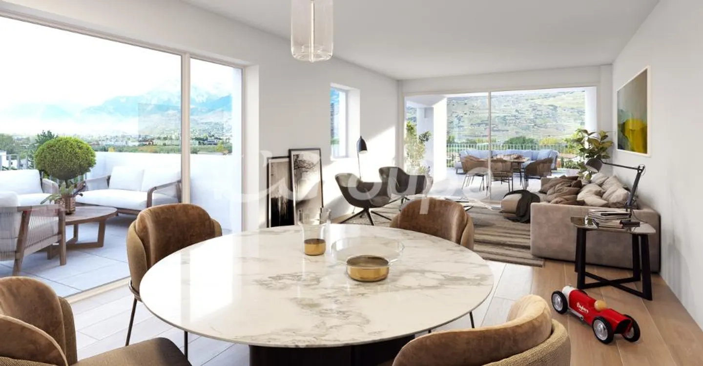 5,5-Zimmer-Wohnung in Bramois - Foto 3 von 7