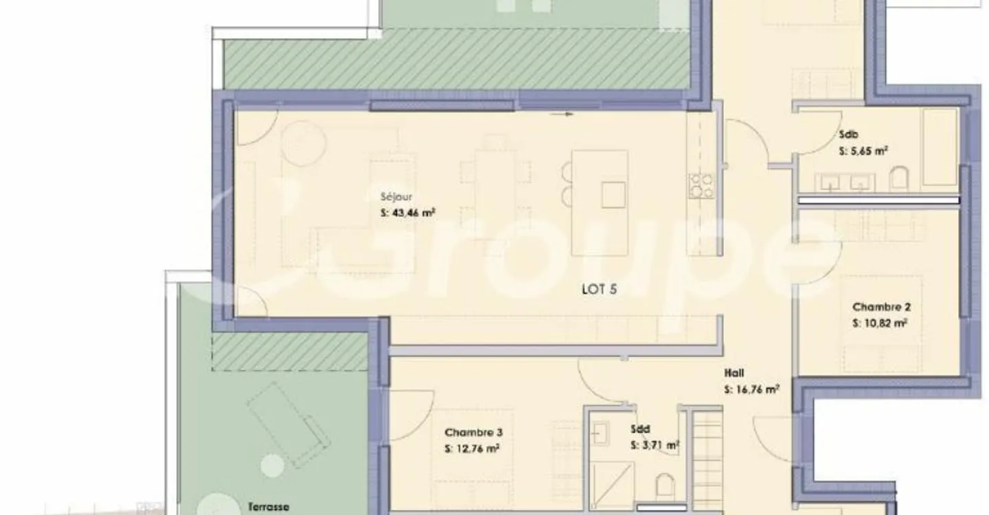 5,5-Zimmer-Wohnung in Bramois - Foto 7 von 7