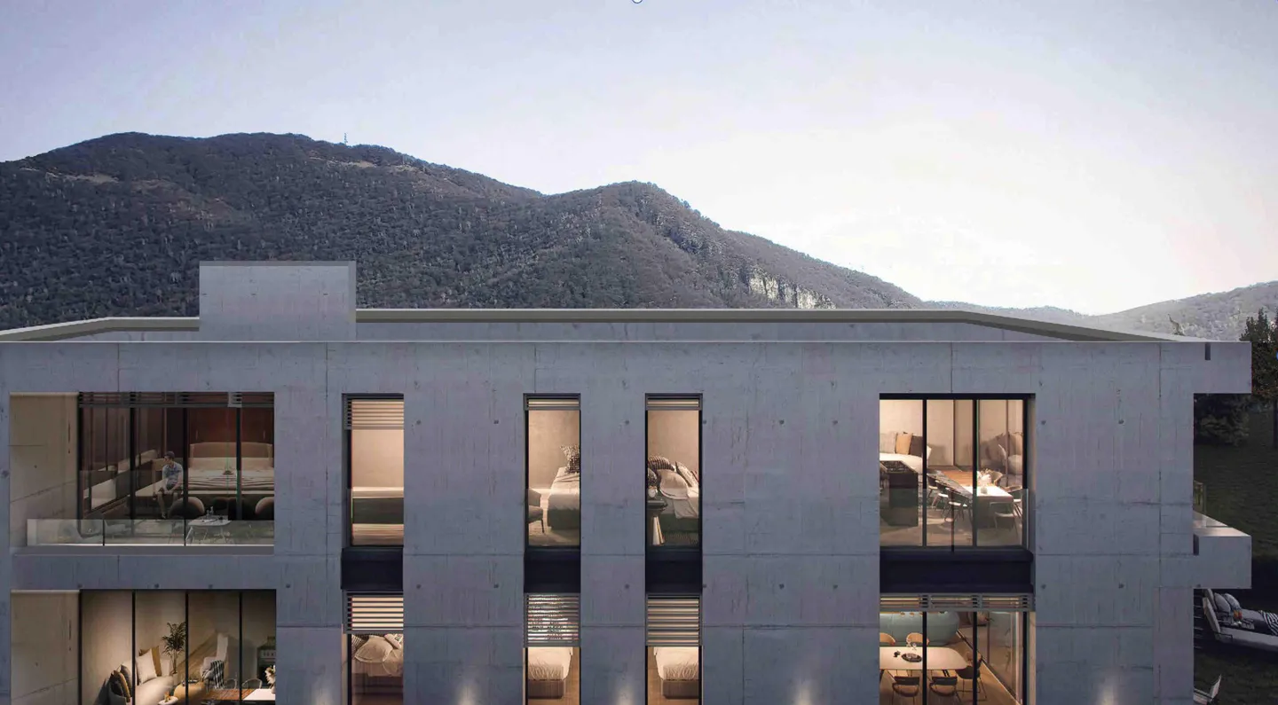 «4.5 locali di nuova costruzione a Rancate in una residenza con SPA» - Foto 2 di 4