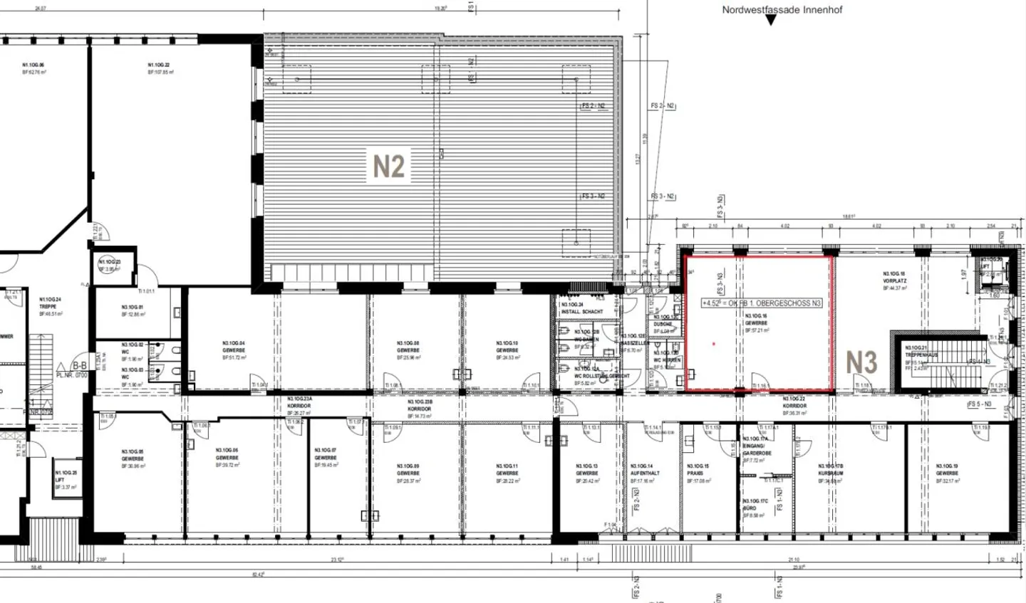 57m2 Salle de pratique / de cours au NEUHOF. - Photo 8 sur 8