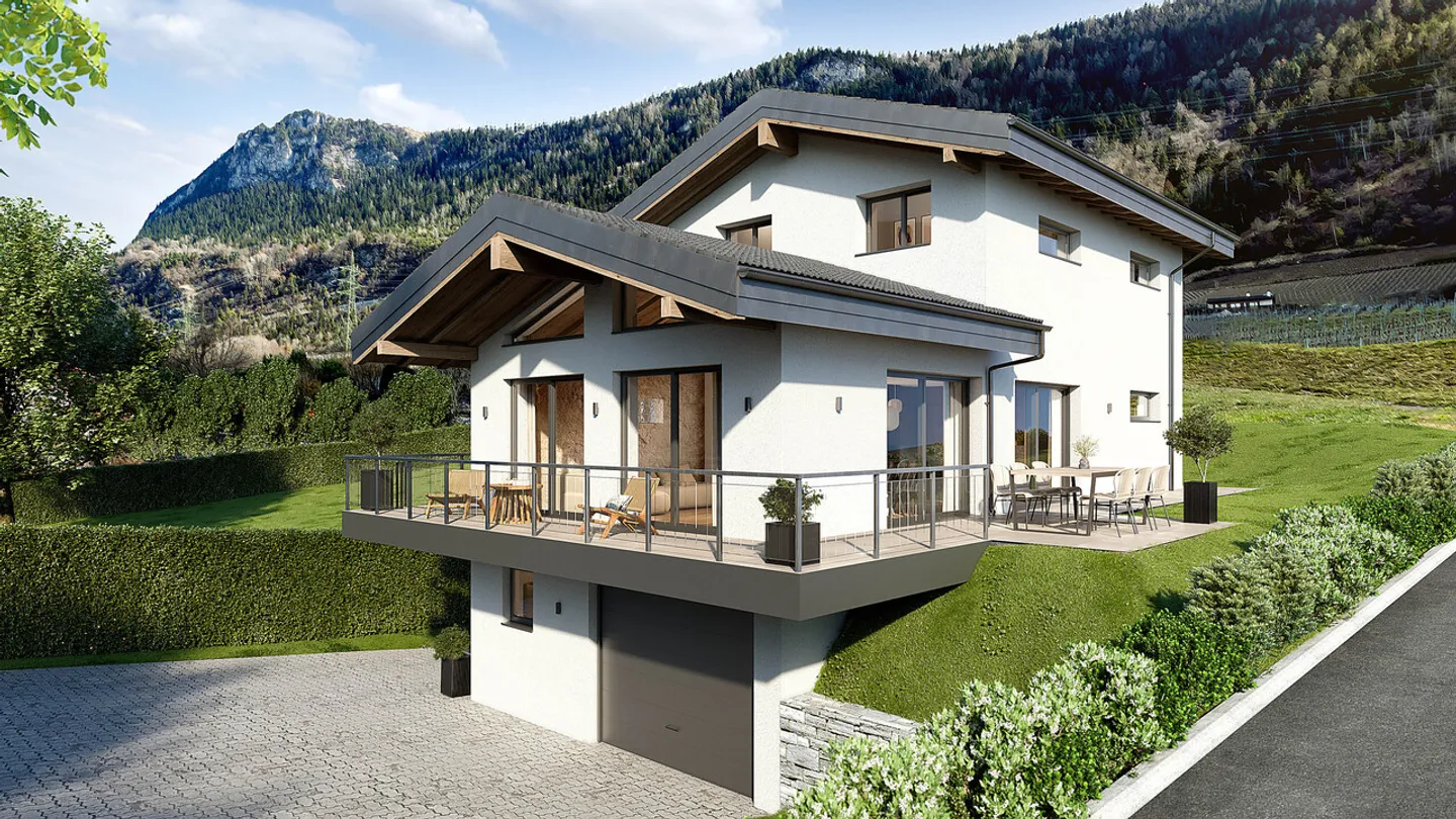 Belle villa de 5,5 pièces à vendre à Chalais - Photo 1 sur 4