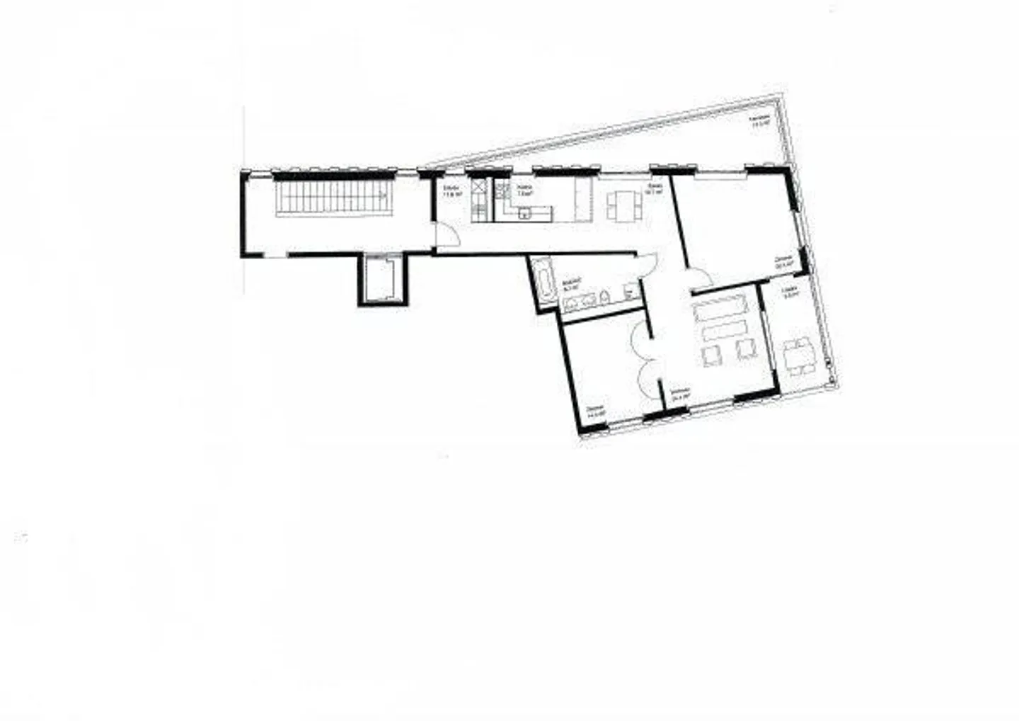 Modern spacious 3.5-room penthouse apartment - Photo 6 of 7