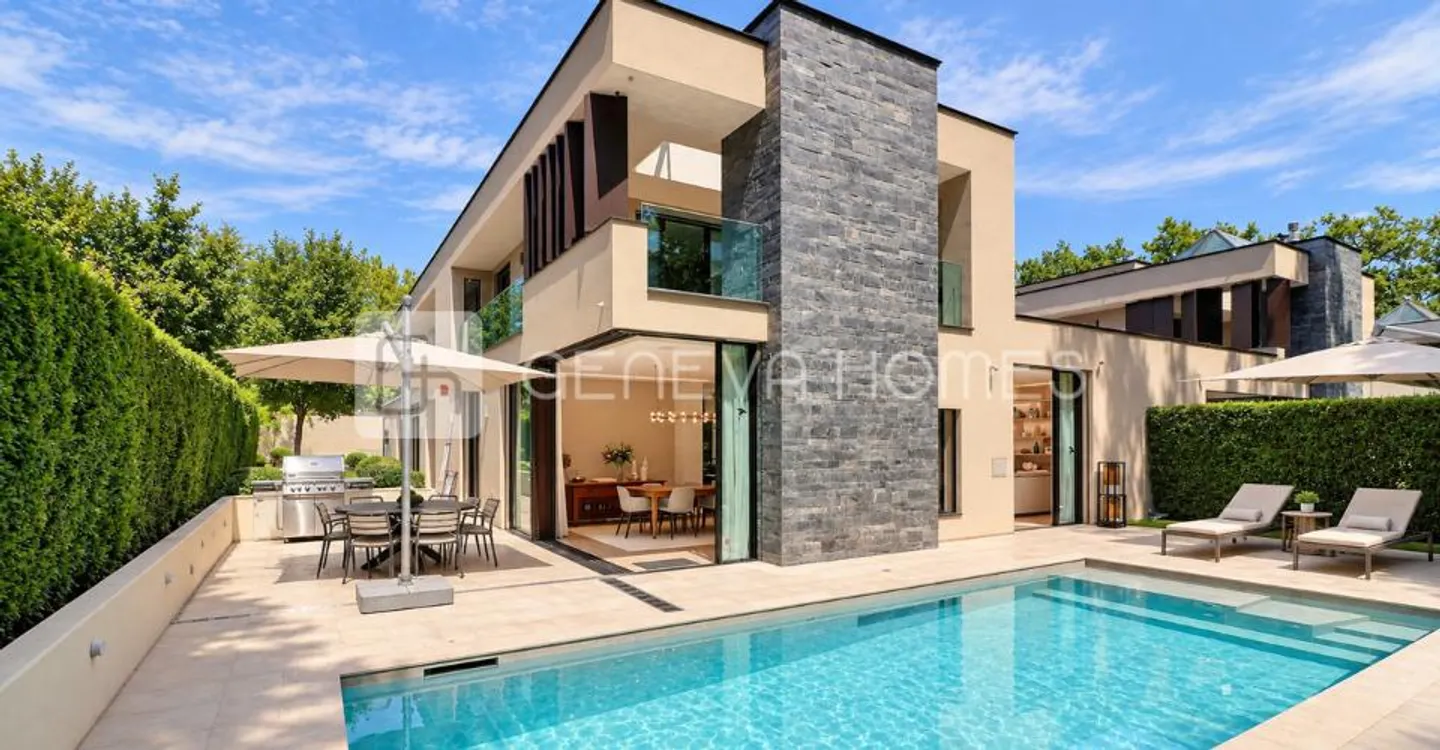 Villa contemporaine à Conches - Photo 1 sur 7