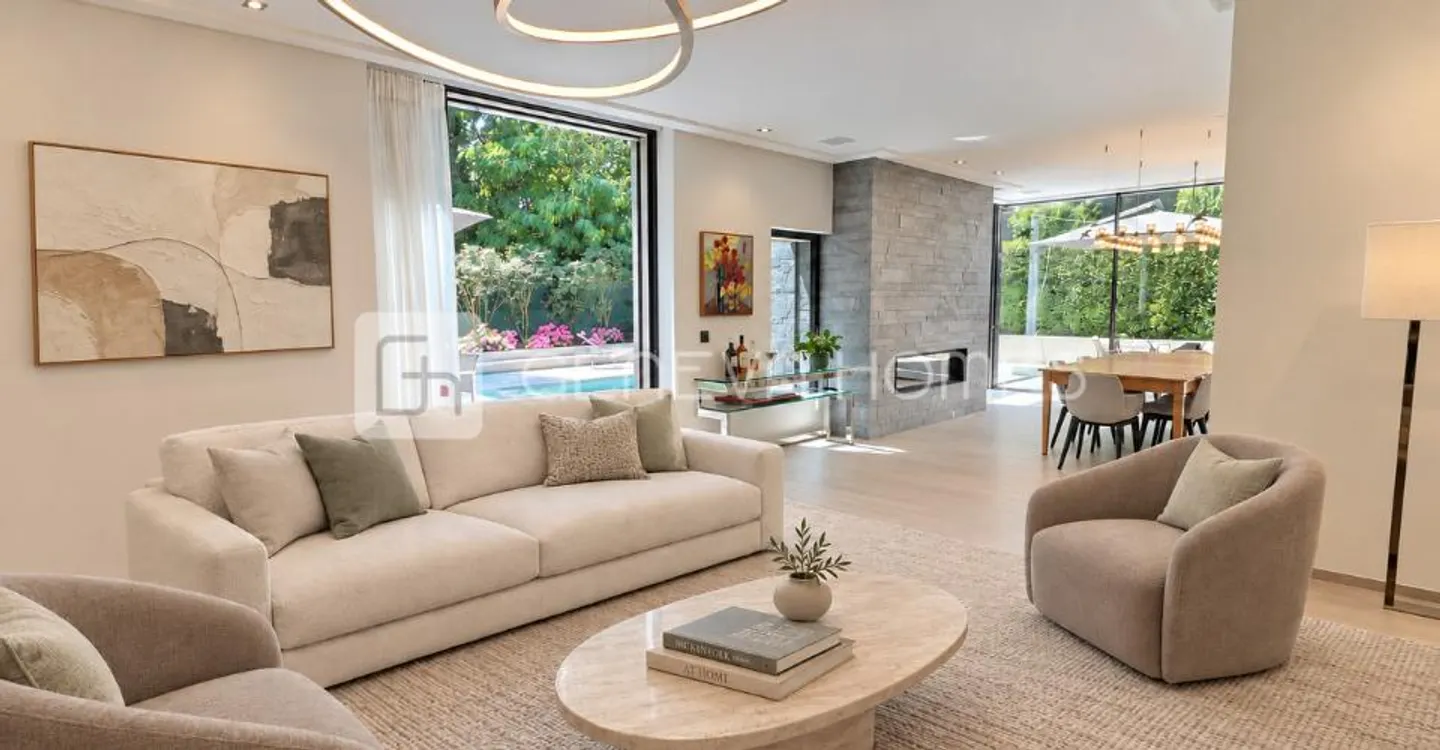 Villa contemporaine à Conches - Photo 3 sur 7