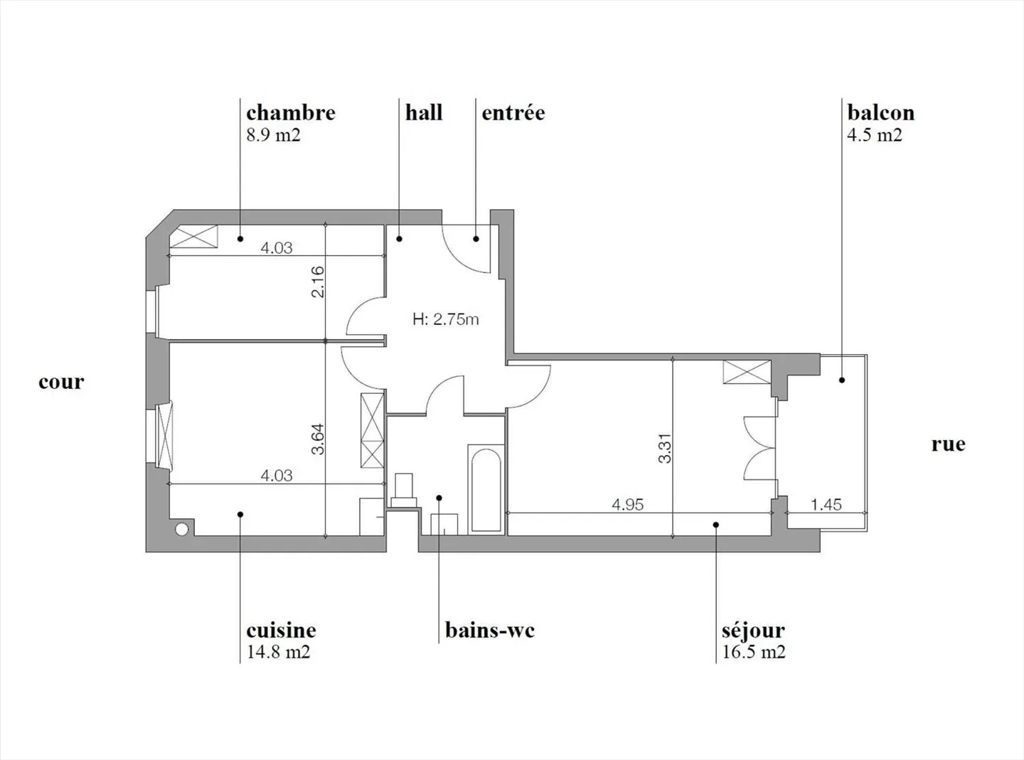 Appartamento 2.5 stanze - Foto 2 di 2