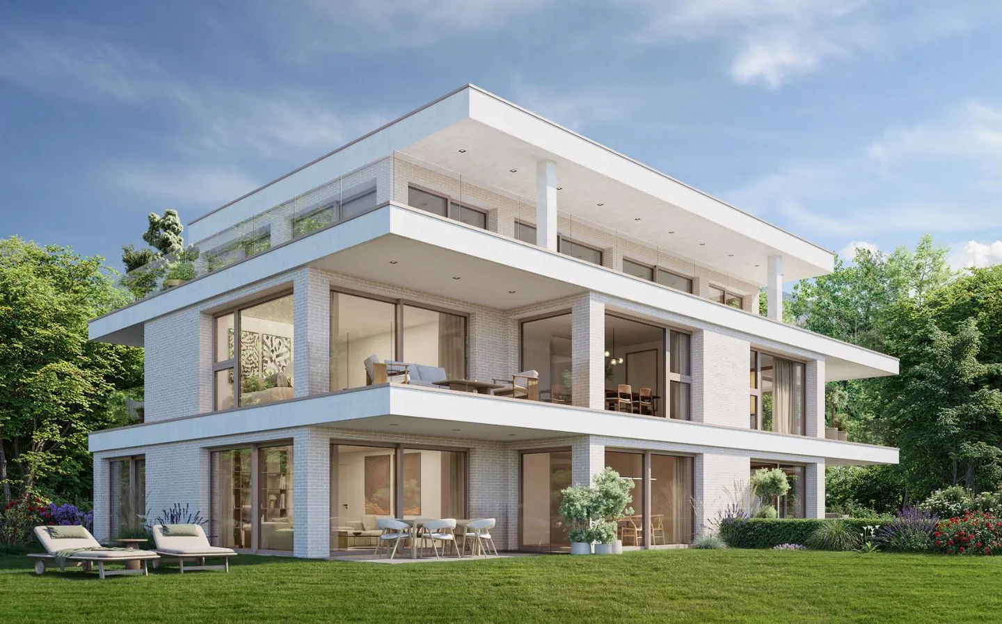 Duplex élégant avec jardin privé - Photo 5 sur 9