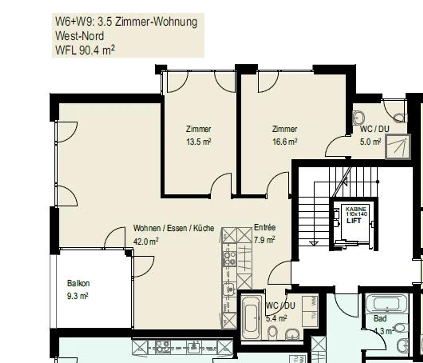 Neubau Wohnung in mitten von Aesch - Foto 9 von 9