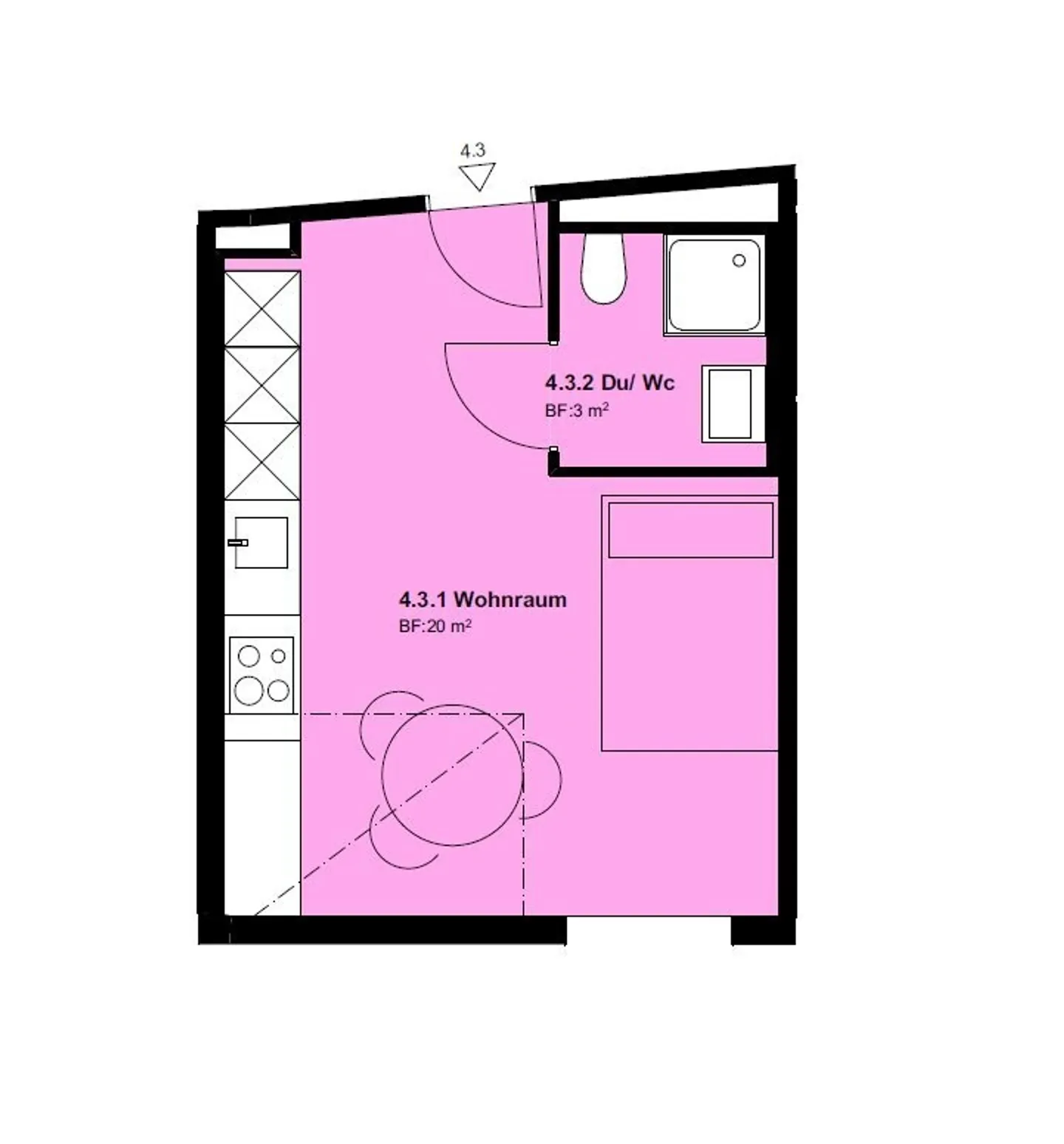 Charmante Wohnung in Chur - Foto 5 von 5