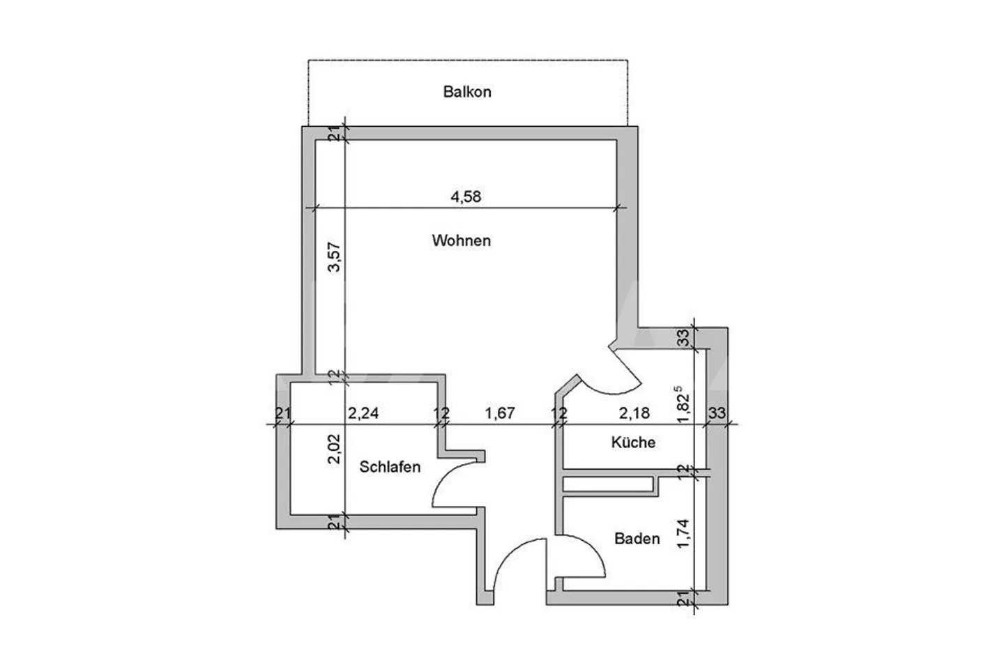 Central et pourtant calme – charmant appartement de 2,5 pièces en lisière de forêt - Photo 11 sur 13